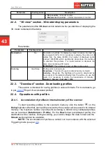 Предварительный просмотр 43 страницы Riftek RF627 Series User Manual