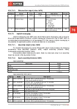 Preview for 76 page of Riftek RF627Weld Series User Manual