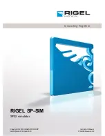 Предварительный просмотр 1 страницы Rigel SP-SIM Instruction Manual