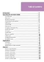 Preview for 3 page of RigExpert AA-1500 ZOOM User Manual