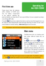 Preview for 5 page of RigExpert AA-1500 ZOOM User Manual