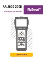 RigExpert AA-2000 ZOOM User Manual preview