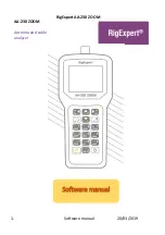 RigExpert AA-230 ZOOM Software Manual preview