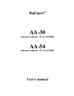 RigExpert AA-30 User Manual preview