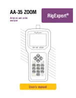 Предварительный просмотр 1 страницы RigExpert AA-35 ZOOM User Manual