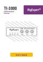 RigExpert TI-3000 User Manual preview