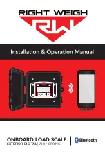 Предварительный просмотр 1 страницы Right Weigh 201-219-11 Installation & Operation Manual