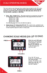 Предварительный просмотр 8 страницы Right Weigh 201-219-11 Installation & Operation Manual