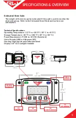 Предварительный просмотр 5 страницы Right Weigh 201-257-01 Installation & Operation Manual