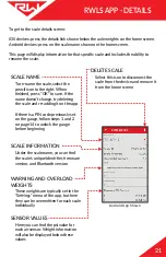 Предварительный просмотр 21 страницы Right Weigh 201-257-01 Installation & Operation Manual