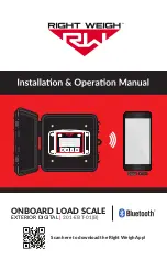 Right Weigh 201-EBT-01 Installation & Operation Manual предпросмотр