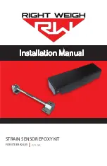 Preview for 1 page of Right Weigh 221-SK Installation Manual