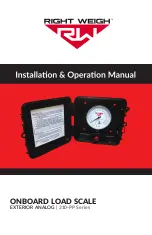 Right Weigh 310-30-PP Installation & Operation Manual предпросмотр