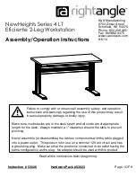 Preview for 1 page of RightAngle Eficiente LT Assembly And Operation Instructions Manual