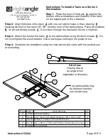 Предварительный просмотр 9 страницы RightAngle NewHeights 4 NZP Series Instructions Manual