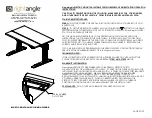 Preview for 3 page of RightAngle NewHeights SPLIT WORKSURFACE ELECTRIC HEIGHT ADJUSTABLE WORKSTATION Assembly Instructions