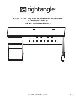 Preview for 1 page of RightAngle R-Style Custom C Leg Base with Side Stationary Pedestal Assembly Instructions