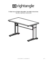 RightAngle R-Style Screw Height Adjustable Assembly Instructions preview