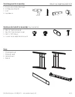 Preview for 2 page of RightAngle R-Style Screw Height Adjustable Assembly Instructions