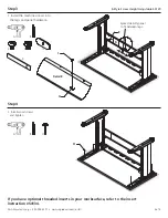 Preview for 4 page of RightAngle R-Style Screw Height Adjustable Assembly Instructions