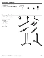 Предварительный просмотр 2 страницы RightAngle R-Style T-Base Table Assembly Instructions