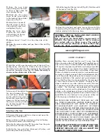 Preview for 2 page of Rightline Gear SUV Tent Setup Manual