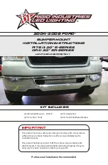 Rigid Industries 46519 Installation Instructions Manual preview