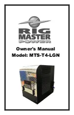 Preview for 1 page of Rigmaster MTS-T4-LGN Owner'S Manual