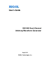 Предварительный просмотр 1 страницы Rigol DG1022 User Manual