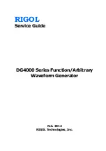 Rigol DG4000 Series Service Manual preview