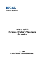 Rigol DG811 User Manual предпросмотр