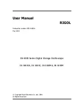 Rigol DS 5000C User Manual preview