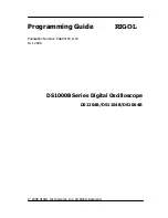 Rigol DS1104B Programming Manual предпросмотр