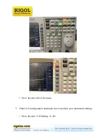 Предварительный просмотр 2 страницы Rigol DSA1000 Series Troubleshooting