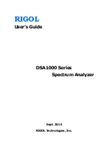 Preview for 1 page of Rigol DSA1030 User Manual