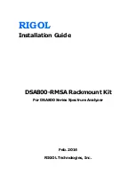 Preview for 15 page of Rigol DSA800-RMSA Installation Manual