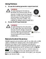 Preview for 5 page of Rigol DSA800 Series Quick Manual