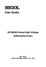 Rigol RP1000D Series User Manual preview