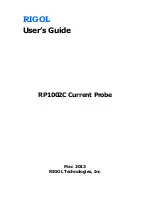 Preview for 1 page of Rigol RP1002C User Manual