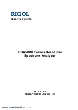 Rigol RSA5000 Series User Manual preview