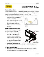 Preview for 1 page of Rigol VB1080 User Manual