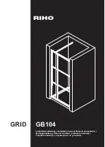 Preview for 1 page of RIHO GRID GB104 Installation Manual