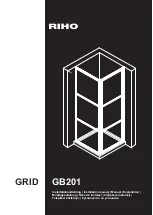 RIHO GRID GB201 Installation Manual preview