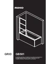 RIHO GRID GB501 Installation Manual preview