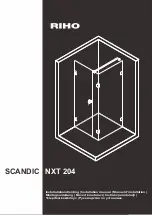 RIHO SCANDIC NXT 204 Installation Manual предпросмотр