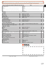 Предварительный просмотр 45 страницы RIKA TOPOII Operating Manual