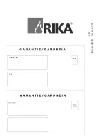 Preview for 20 page of RIKA Vitra Passivehouse Instruction Manual