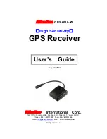 Preview for 1 page of Rikaline GPS-6010-X5 User Manual