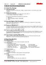 Preview for 3 page of Rikaline GPS-6031-X7 User Manual