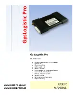 Preview for 1 page of Rikaline GpsLogistic Pro User Manual